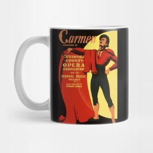 Carmen Opera Poster by Cuyahoga County Opera Mug